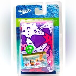 Speedo Water Wings Armbands Kids Ages 2-12 Starfish Purple Swimming Float Aids